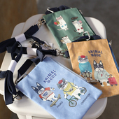 可触屏更方便手机包出口日本正品 表面防水斜挎小包手提证件带挂钩