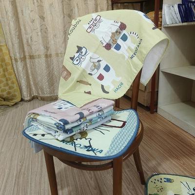 日本正品大尺寸毛巾AB棉纯棉枕巾