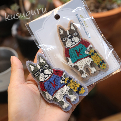 kusuguru正品牙刷绣胸针挂件徽章