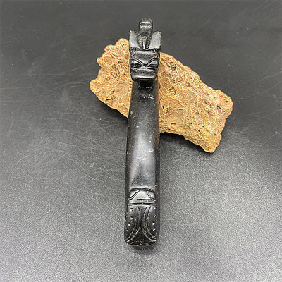 岫玉龙头玉带钩腰佩玉佩腰挂摆件