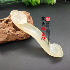 аксессуары 岫玉如意小摆件挂件人生如意玉吊坠挂件玉佩立体玉小如意手把件