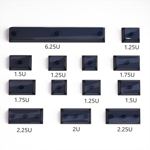 增补透光PC键帽XDA球形机械键盘