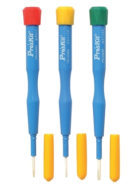 台湾宝工1PK-034NB一字精密陶瓷起子0.4*1.2mm无感调批十字PH0