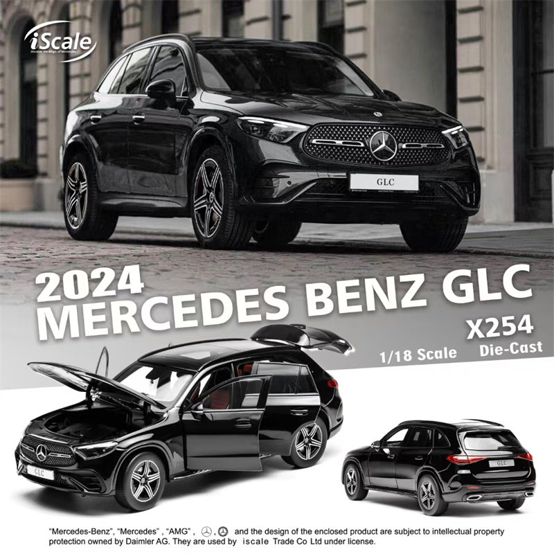 奔驰MercedesBenz越野车GLC德国C254合金模型1:18生日礼物礼品