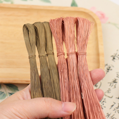 绒花专用退火铜丝0.18 0.15 0.2退火黄铜丝紫铜丝铜线手工diy材料