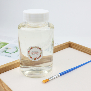 定型液钩针绒花硬化织物线材花边布料微钩假发造型霹雳胶cosplay