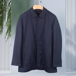 金利来男装尼克服冬男士海狸毛皮内胆厚款棉服外套MNS22141435-95