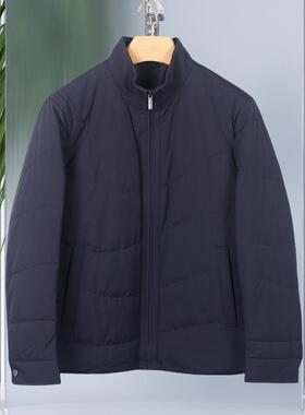 金利来男士棉服秋冬立领纯色商务标准版型外套MXSG33913005-95