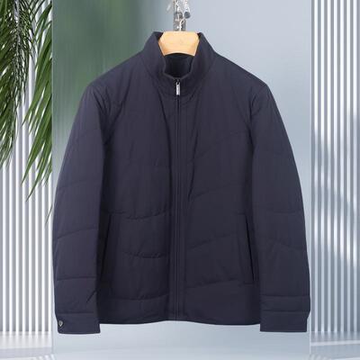 金利来男士棉服秋冬立领纯色商务标准版型外套MXSG33913005-95