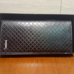 金利来长款钱包男款 同款真皮票夹欧美图案真皮可放银行卡驾驶证