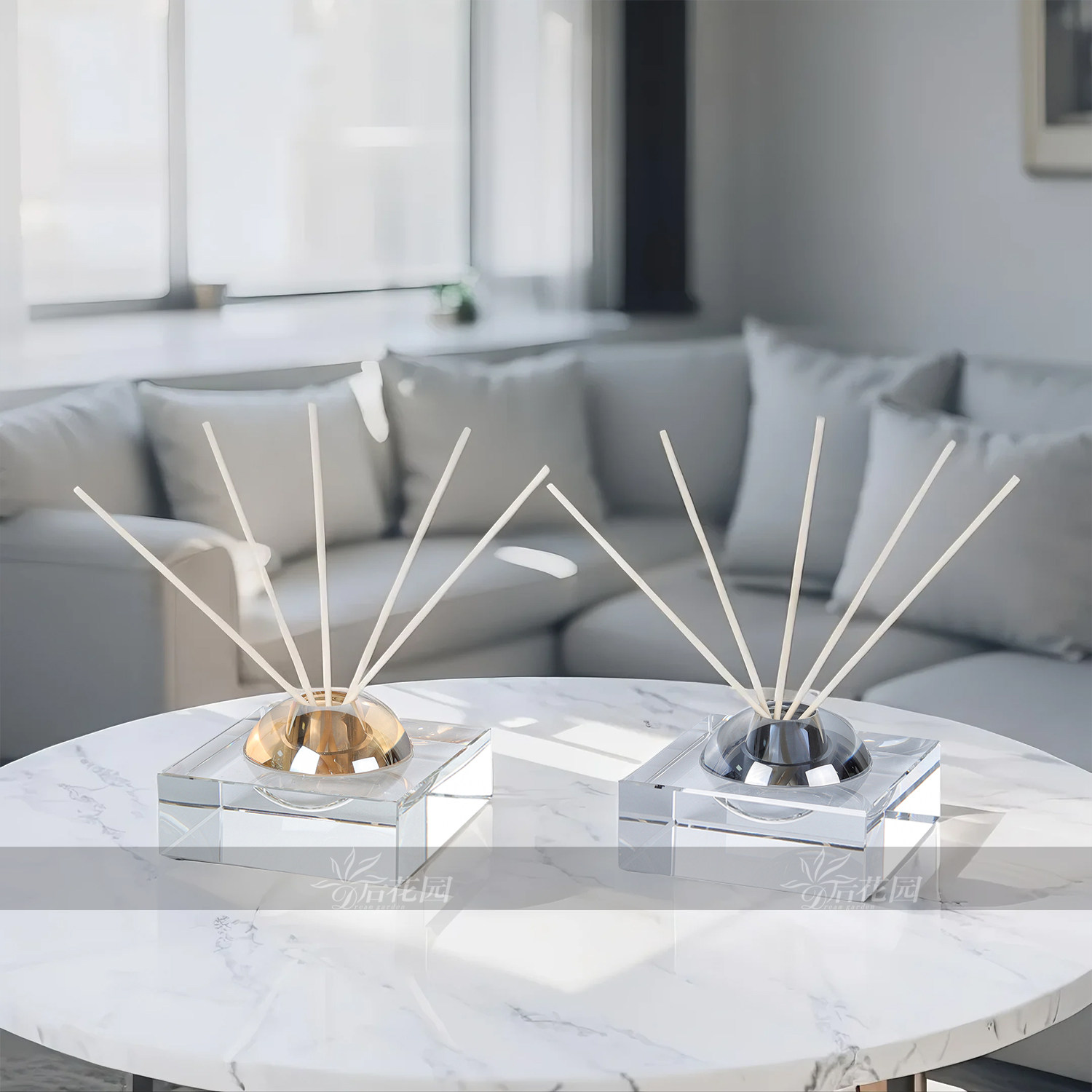 拼接水晶扩香器无火香薰香氛精油摆件卧室客厅浴室高档礼品装饰品,家居饰品,桌面摆件,淘宝优惠券,粉丝福利购,淘宝优惠卷