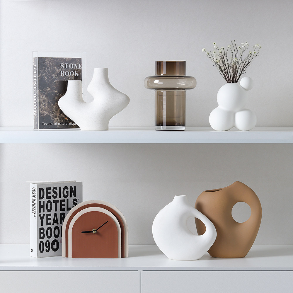 抽象艺术高档高级感软装电视柜酒柜入户玄关柜书柜装饰品摆件套装,家居饰品,装饰摆件,淘宝优惠券,粉丝福利购,淘宝优惠卷