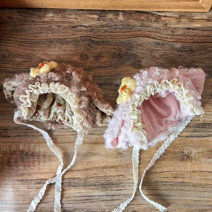 原创10cm棉花娃娃帽子可爱毛绒15cm/20cm娃帽海星体头套公仔帽