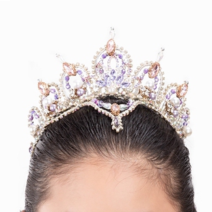 芭蕾皇冠芭蕾变奏头饰舞台比赛表演头花舞蹈演出发饰