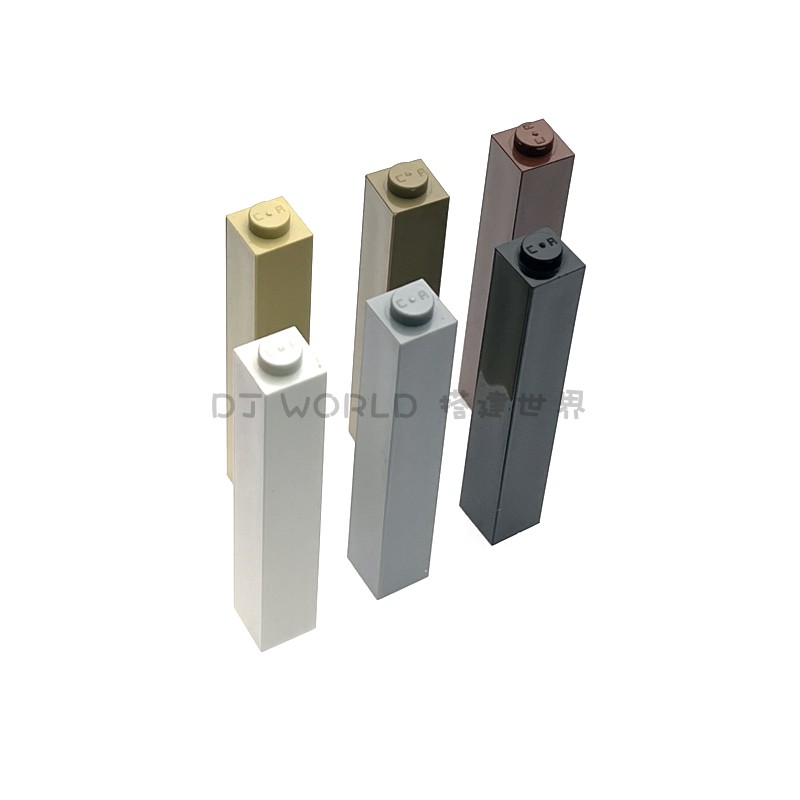 JA2086双鹰cada咔搭积木1x1x5基础砖墙壁支柱零配件兼容某高2453
