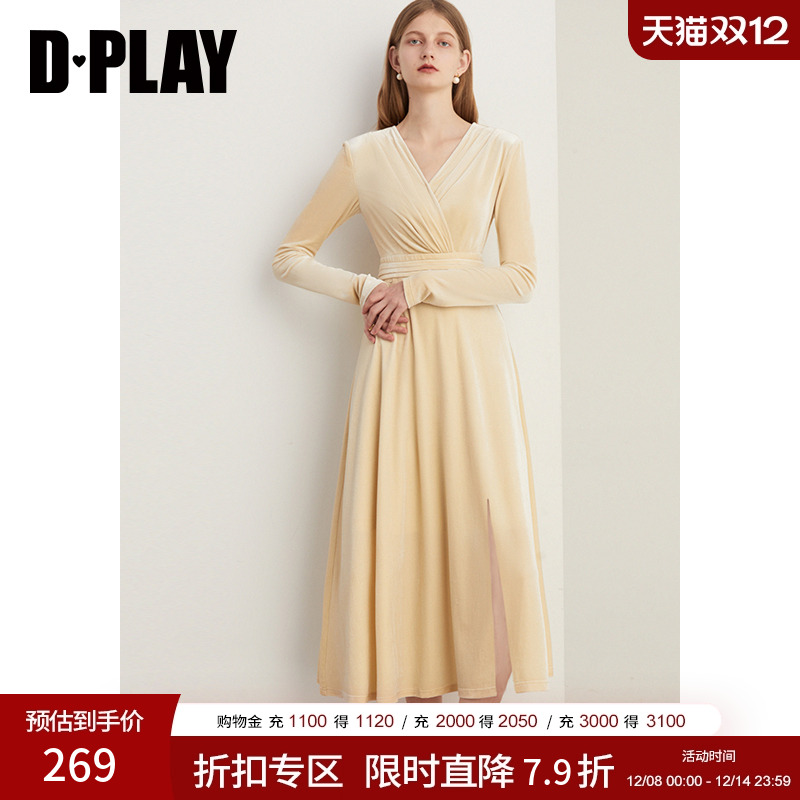 冬美法式DPLAY复古轻礼服