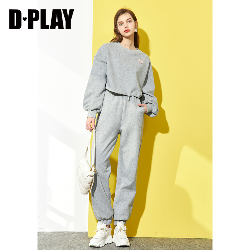 DPLAY德新款笑脸抽绳卫衣