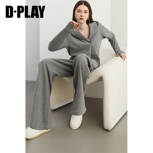 DPLAY通勤连帽正肩宽松卫衣