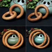 泰山福缘阁 Персиковое дерево Jucejube деревянная резьба Qiankun Circle Yin и ян кольцо инь и ян круглый деревянный древесина