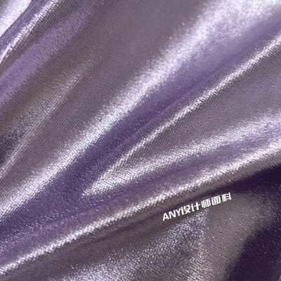 小众金丝绒布料丝光柔软弹力面料