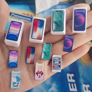 微缩食玩过家家玩具 娃娃屋配件 ob11 bjd兵人 迷你手机模型