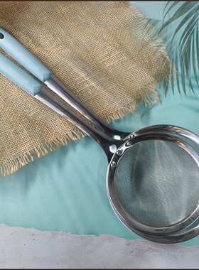 国风不锈钢网漏滤网勺果汁过滤网勺厨房漏勺豆浆过滤网筛火锅滤网