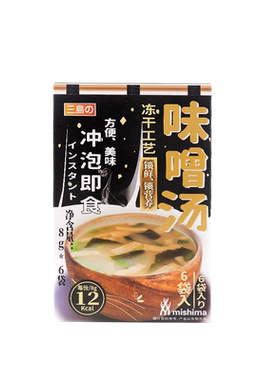 日本三岛味噌汤即食1分钟速食