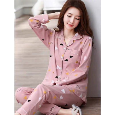 美梦纯棉睡衣女士春秋冬季长袖家居服大码舒适妈妈套装2025年休闲