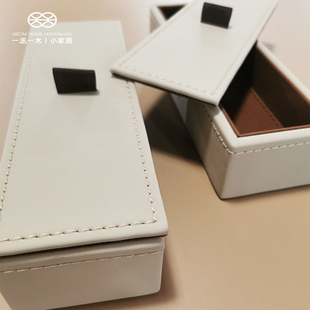 一丞一木丨小家居手工全屋定制衣柜收纳盒化妆盒桌面收拾收纳盒箱