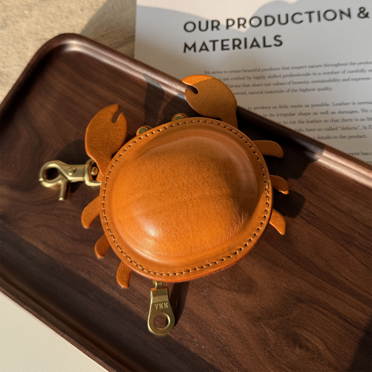 一丞一木牛皮创意蟹老板零钱包汽车钥匙包收纳包真皮定制螃蟹款,节庆用品/礼品,创意零钱包,淘宝优惠券,粉丝福利购,淘宝优惠卷