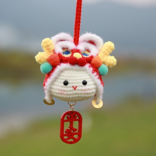 醒狮龙新年礼物手工编织diy材料