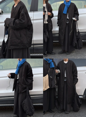 MMCC设计师款 95白鹅绒 圆领长袖短款羽绒服 长款保暖鹅绒服 外套