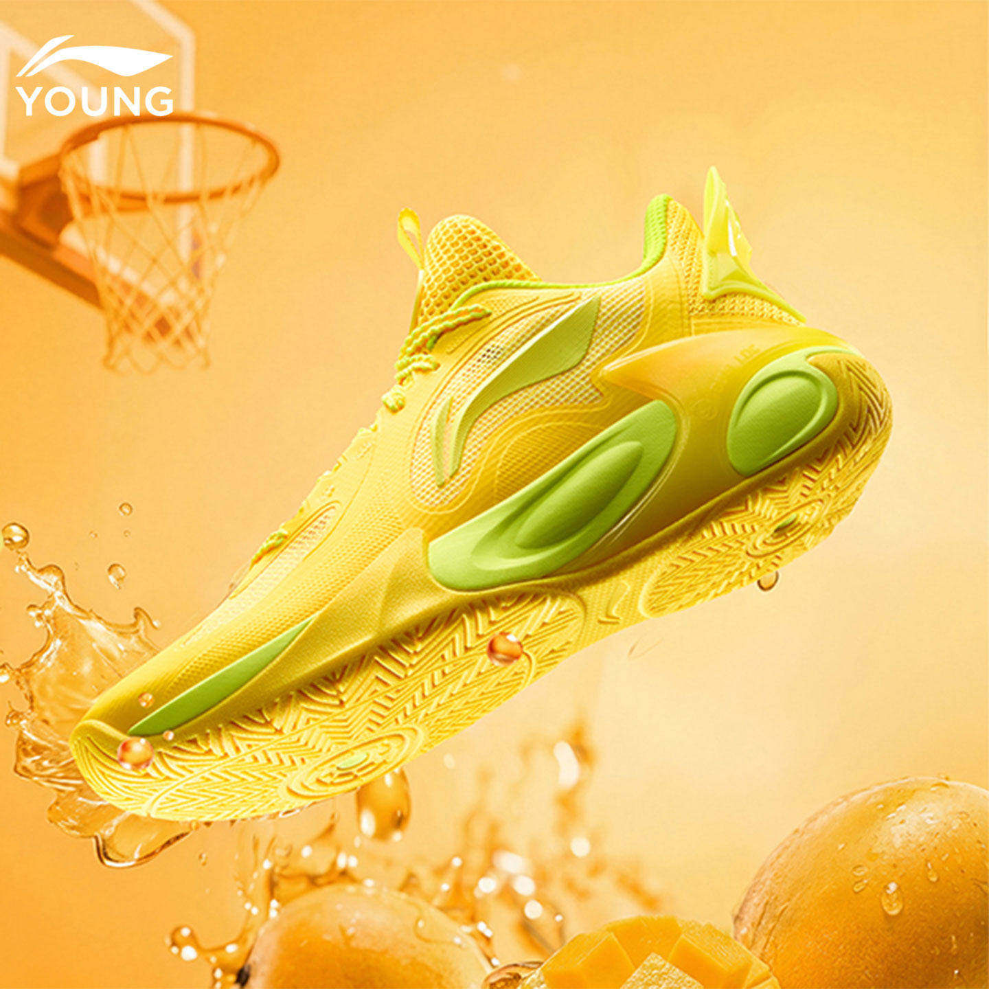 李宁儿童篮球鞋26季新款男大童青少年风影专业实战训练实战运动鞋