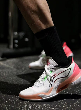 李宁利刃5篮球鞋2026新款极昼男子青少年实战训练低帮回弹运动鞋