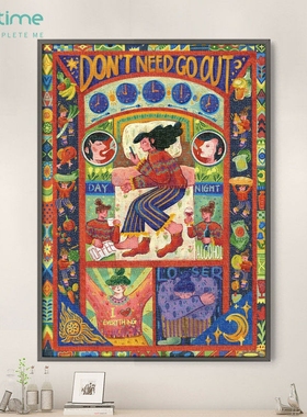 KEYTIME你要快乐不必正常女性意识觉醒拼图丝绒1000片GILRS POWER