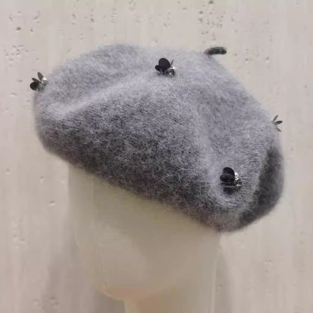 2025新款复古贝雷帽女秋冬季商场同款显脸小画家帽包头帽时尚洋气