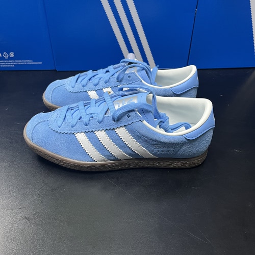 adidas阿迪达斯T头三叶草蓝色休闲板鞋男女通用轻质运动鞋 JR6345