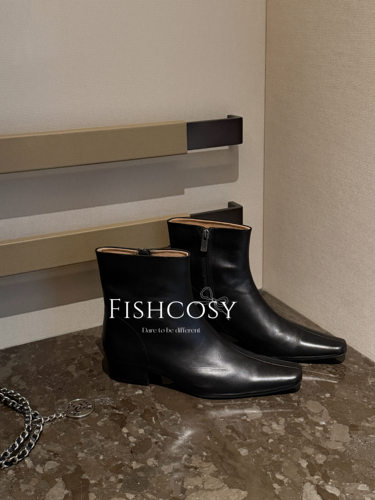 自留款 巨舒服！暴走都没问题 里外全皮 小牛皮 质感超棒Fishcosy