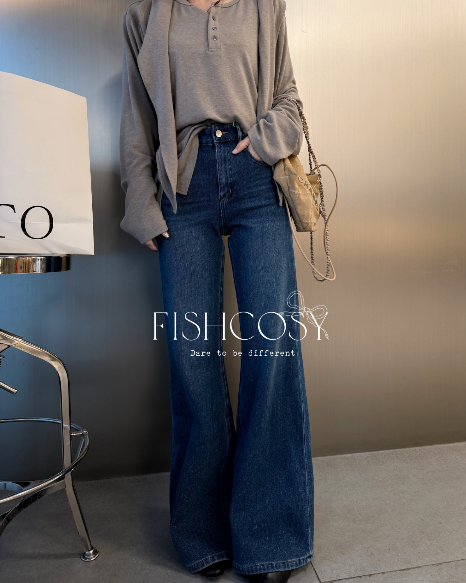 显瘦微喇牛仔裤女 2026韩国春季新品微喇拖地裤子,女装/女士精品,牛仔裤,淘宝优惠券,粉丝福利购,淘宝优惠卷