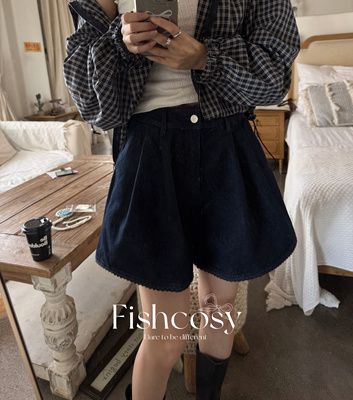 独家款！百搭花边牛仔短裤 东大门2025夏季新品