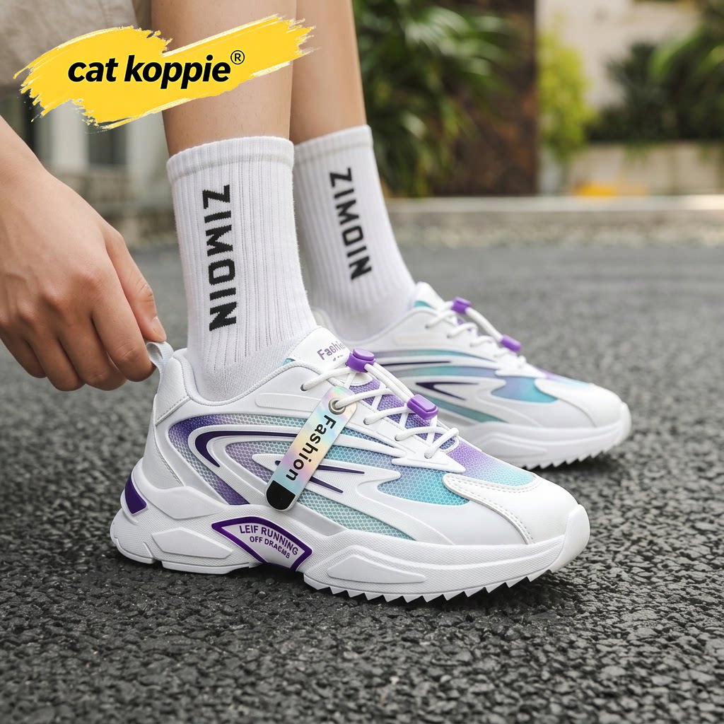 Cat Koppie运动鞋男鞋鞋子男款秋季透气跑步鞋超轻减震气垫潮鞋男