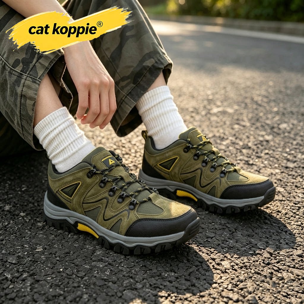 Cat Koppie登山户外鞋新款四季登山鞋徒步低帮鞋男士旅游鞋子男