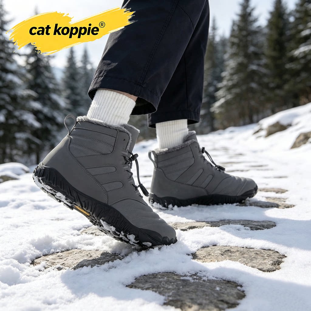 Cat Koppie冬季雪地靴男女款加绒加厚保暖户外高帮棉鞋情侣大码