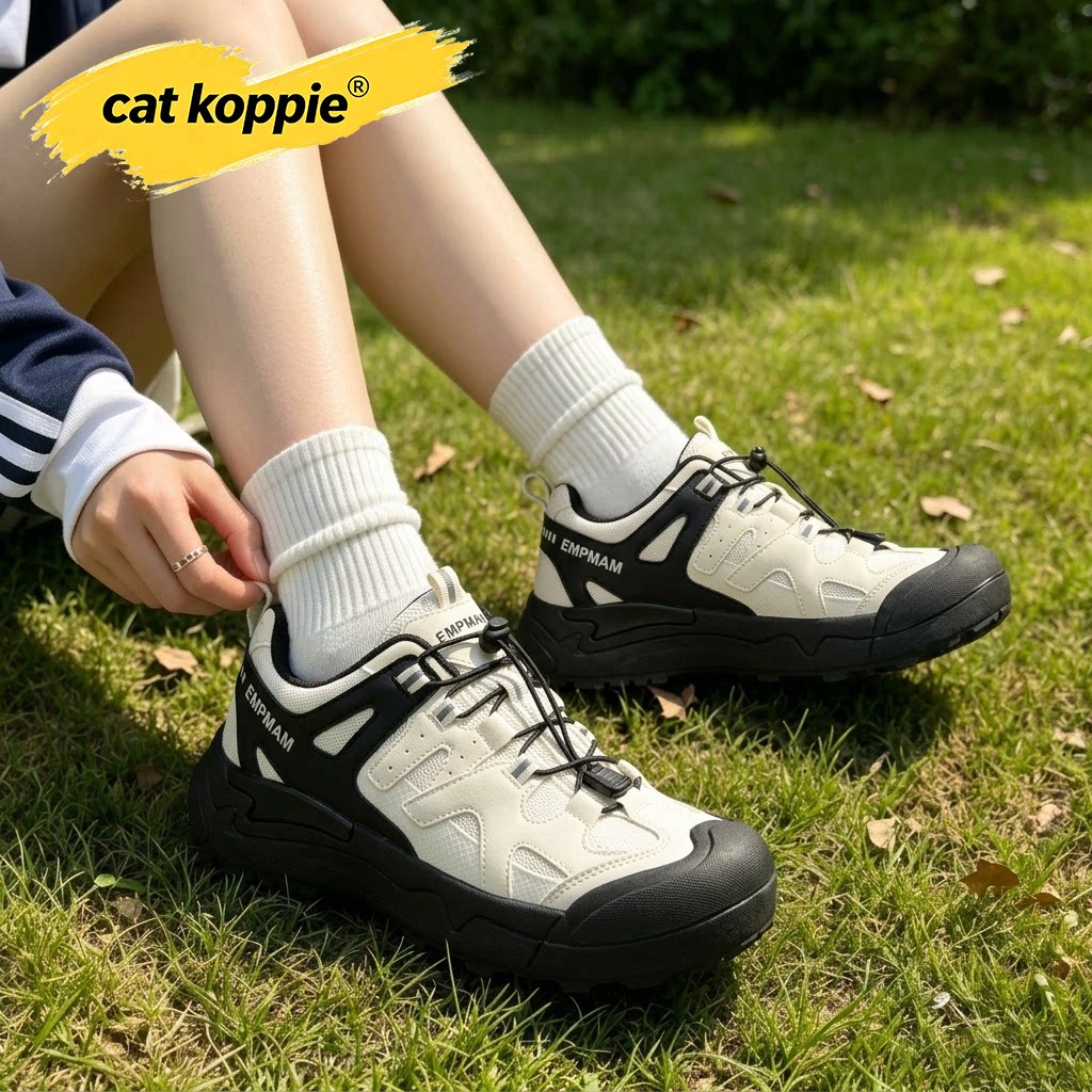 Cat Koppie男女鞋户外登山鞋厚底防滑耐磨休闲鞋百搭情侣徒步鞋