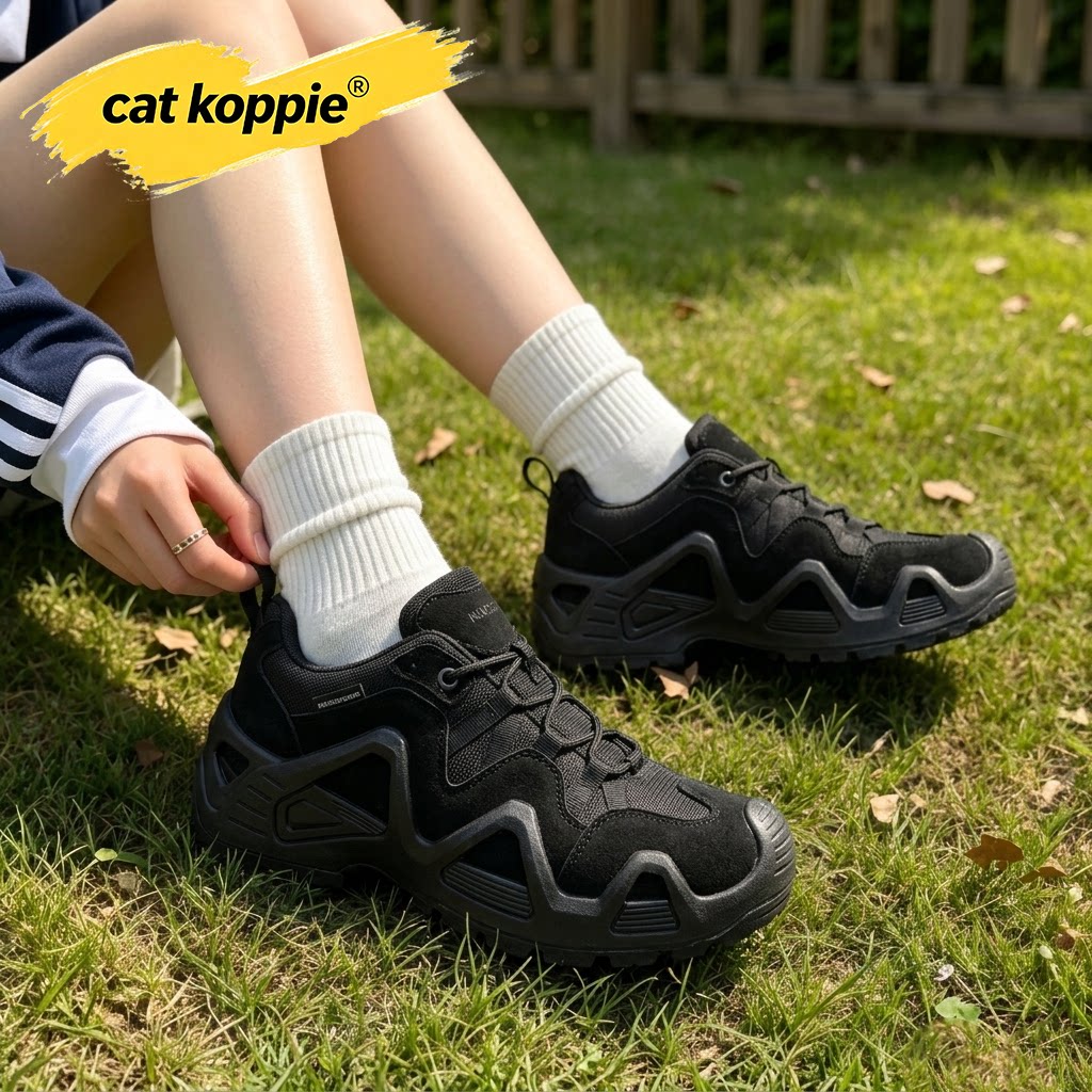 Cat Koppie登山鞋男女户外鞋真皮徒步鞋爬山防滑超轻战术鞋透气鞋