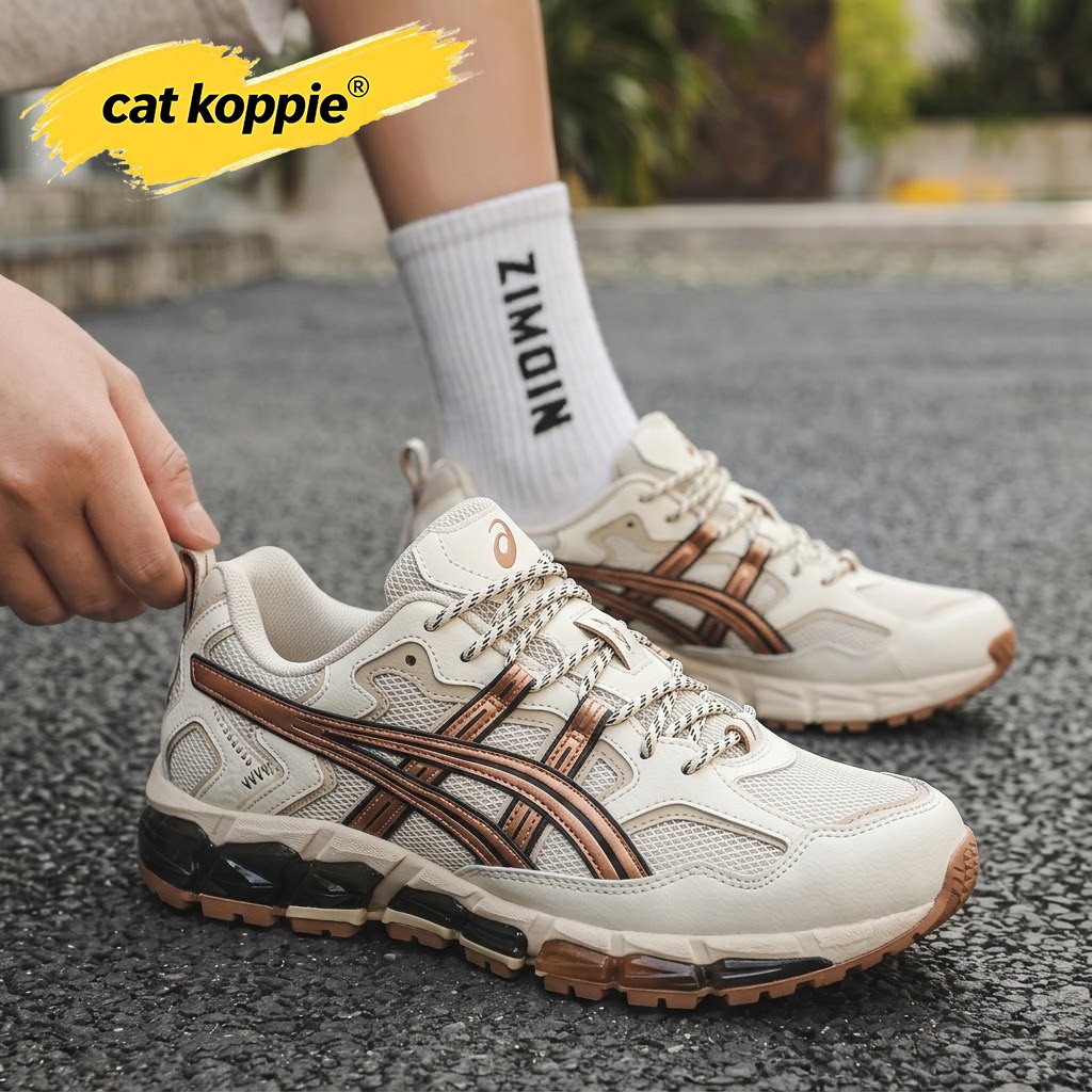 Cat Koppie运动鞋男秋季网布面厚底阿甘老爹鞋透气减震复古男鞋