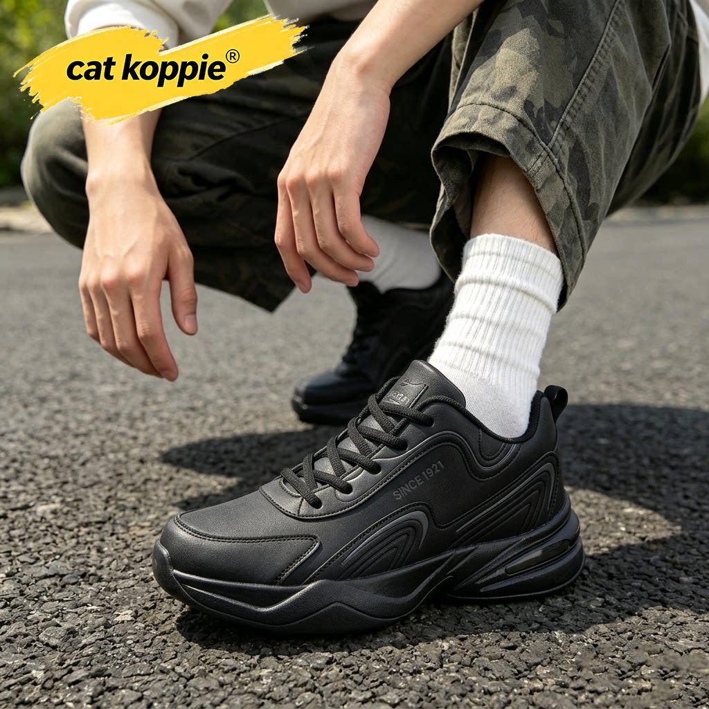 Cat Koppie男鞋秋季2026新款高帮休闲男士旅游老爹跑步运动鞋子