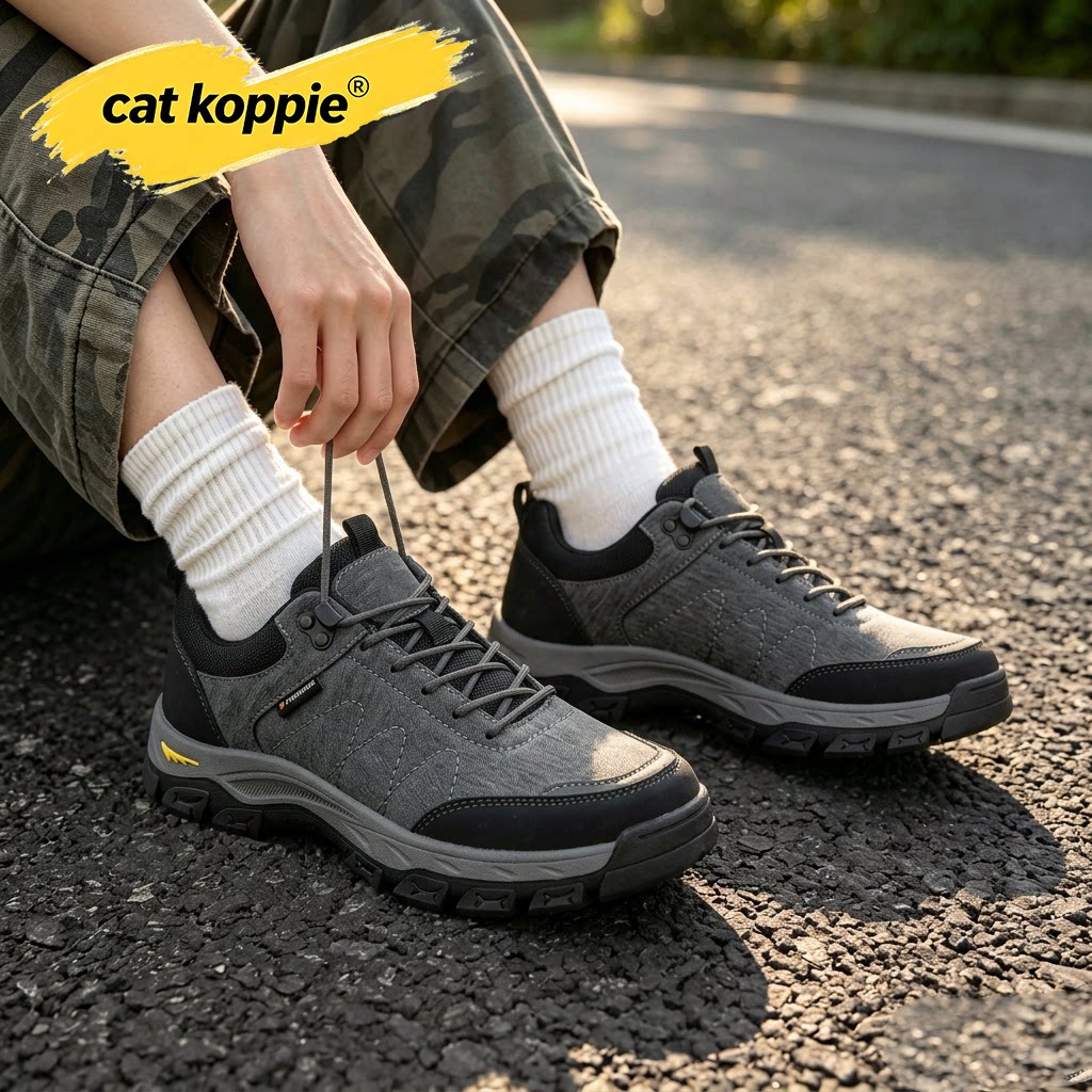 Cat Koppie男鞋透气休闲鞋软底百搭户外工装运动鞋跑步旅游鞋