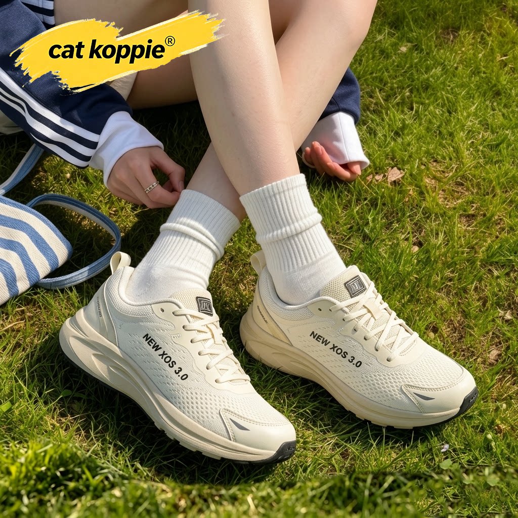 【青坪逸步】Cat Koppie跑步鞋防滑减震超轻慢跑鞋情侣轻便运动鞋