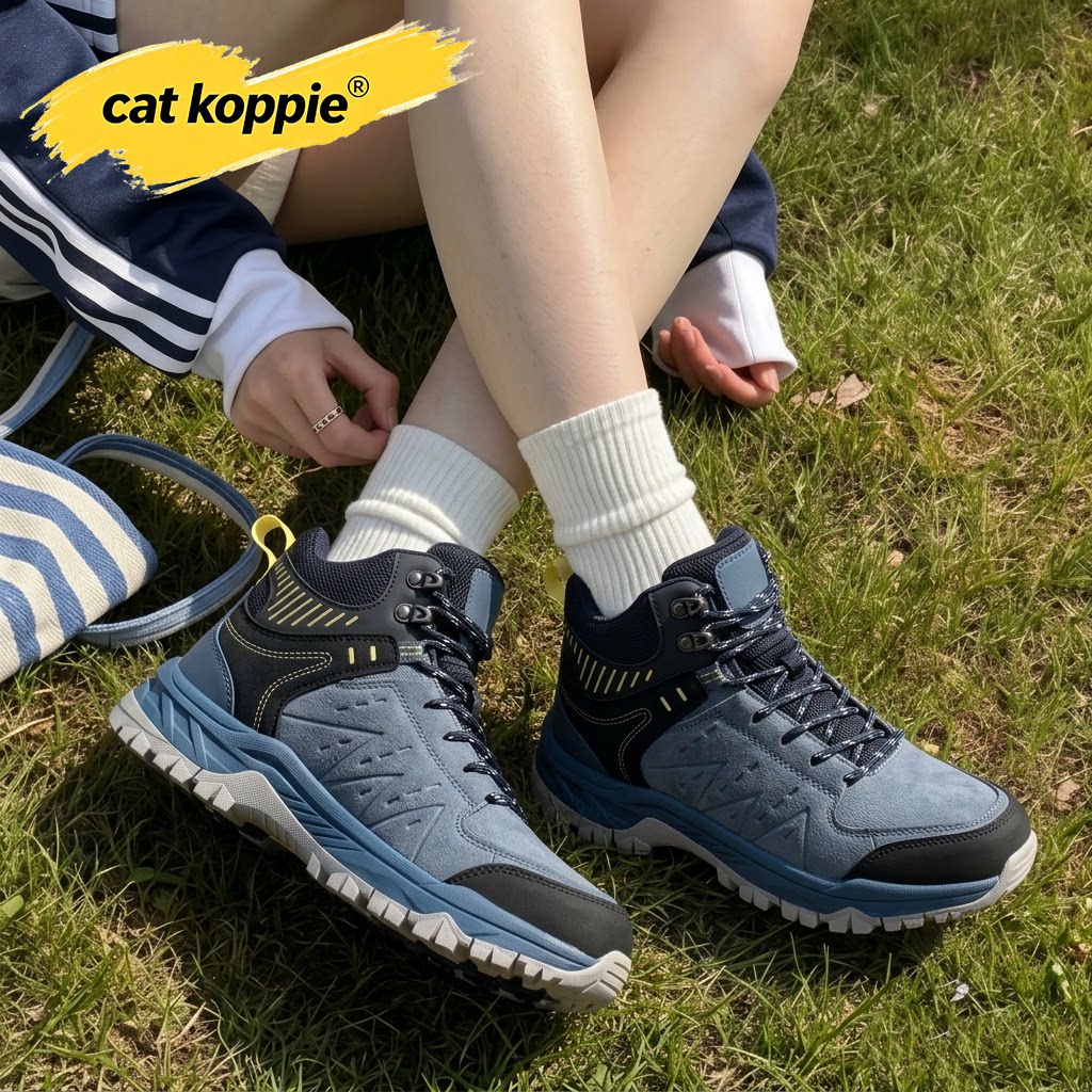 Cat Koppie登山男鞋秋季户外运动休闲防滑耐磨工作防水劳保潮鞋